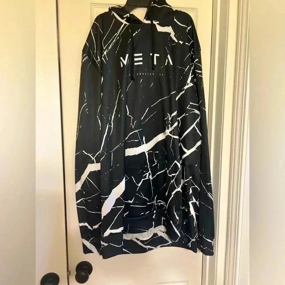 Meta black and white sweatshirt size xxl - Picture 1 of 4